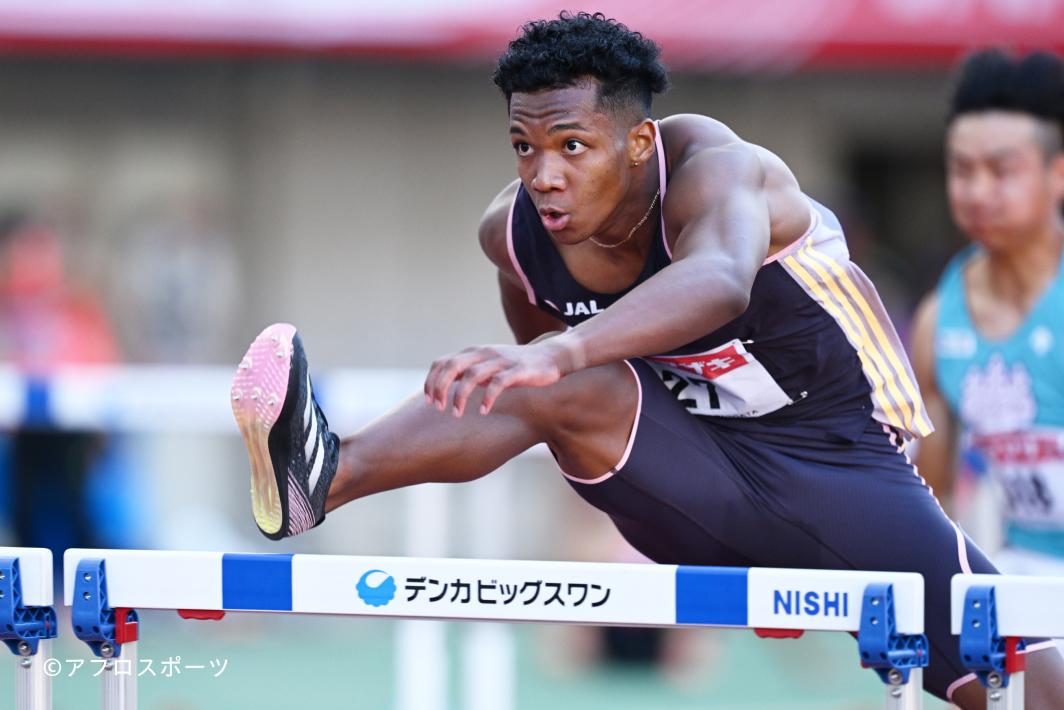 村竹ラシッド選手（110mハードル）